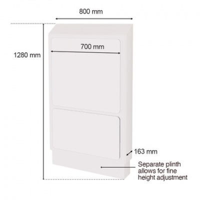 Medic Line Easy-Fit Half Height IPS Panel Set - Bristan Tap